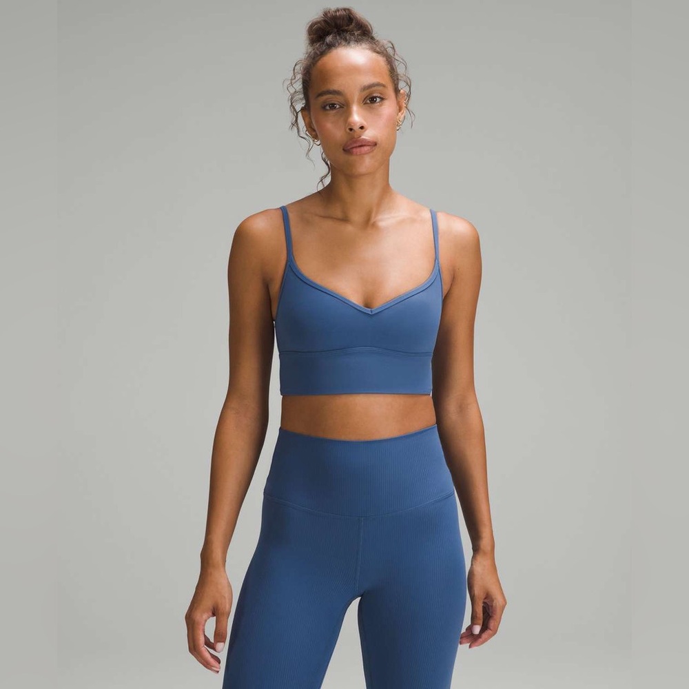 Lululemon Align Sweetheart Bra A/B Cup Pitch Blue